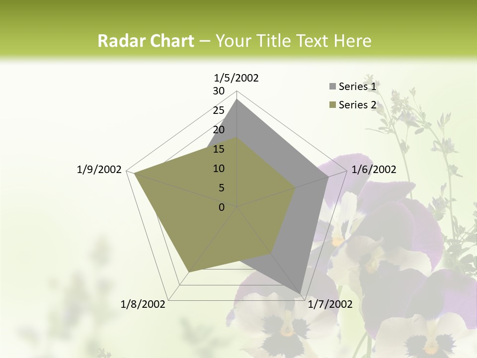 Beautiful Plant Freshness PowerPoint Template