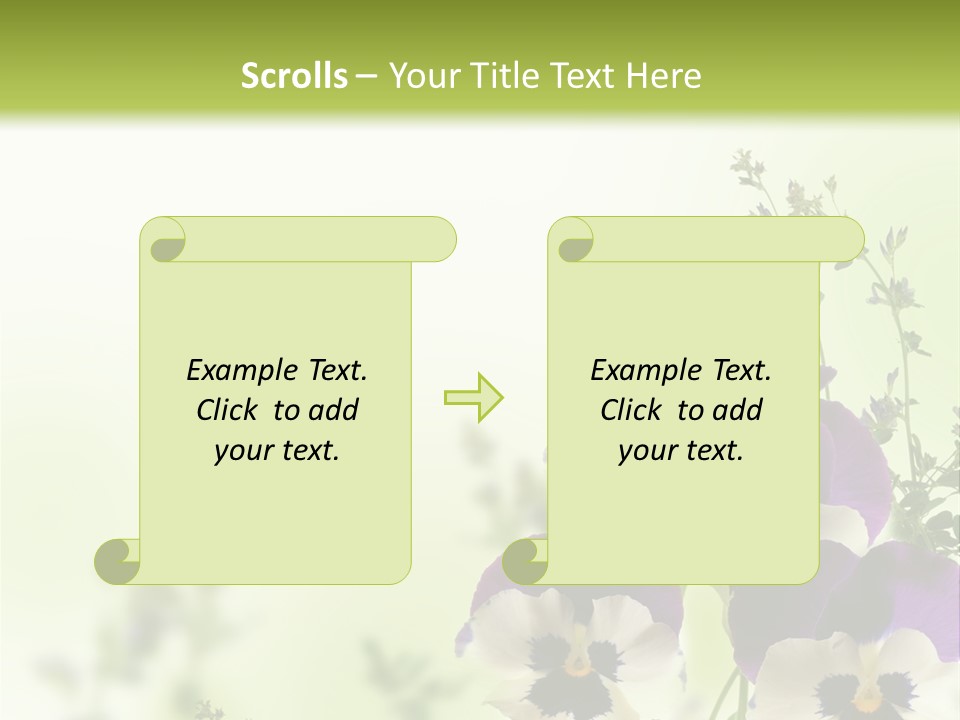 Beautiful Plant Freshness PowerPoint Template