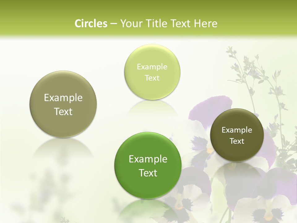 Beautiful Plant Freshness PowerPoint Template