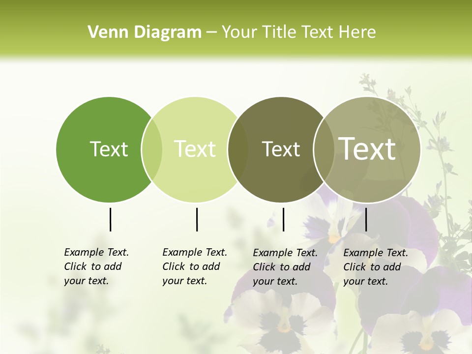Beautiful Plant Freshness PowerPoint Template