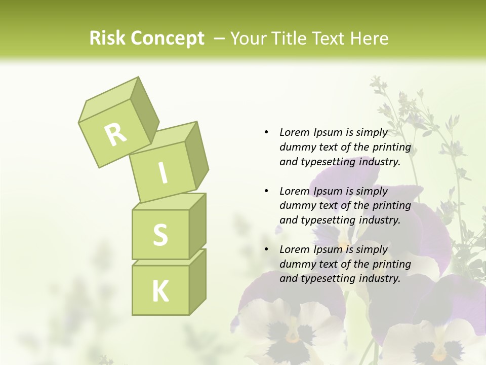 Beautiful Plant Freshness PowerPoint Template