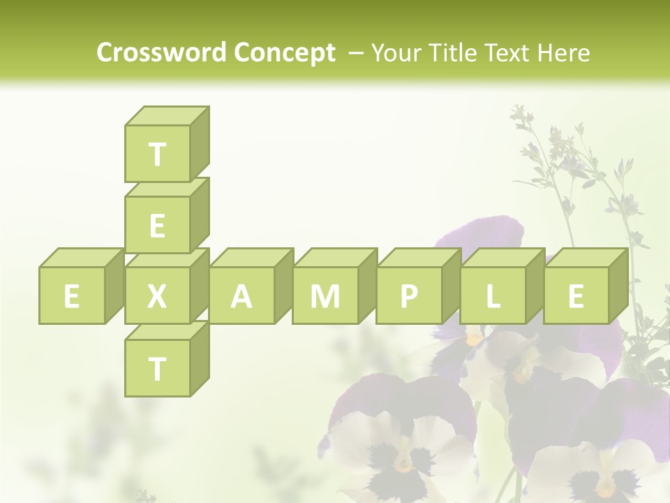 Beautiful Plant Freshness PowerPoint Template