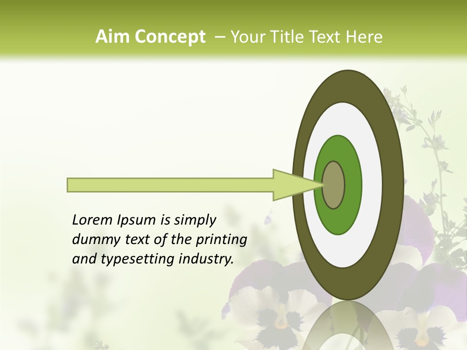 Beautiful Plant Freshness PowerPoint Template