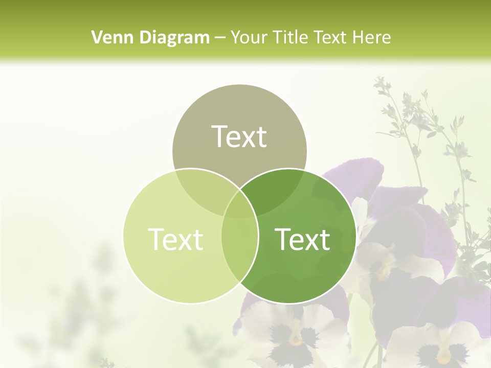 Beautiful Plant Freshness PowerPoint Template