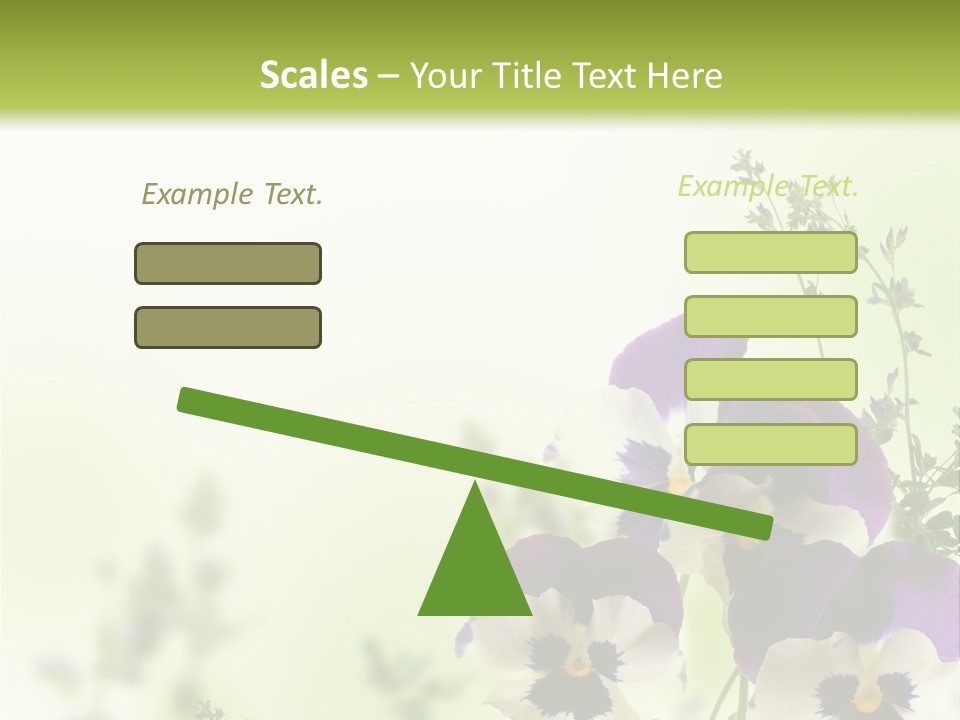 Beautiful Plant Freshness PowerPoint Template