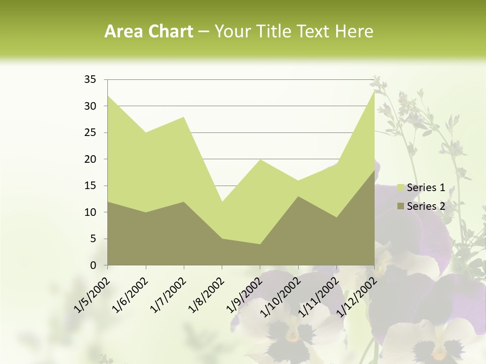 Beautiful Plant Freshness PowerPoint Template