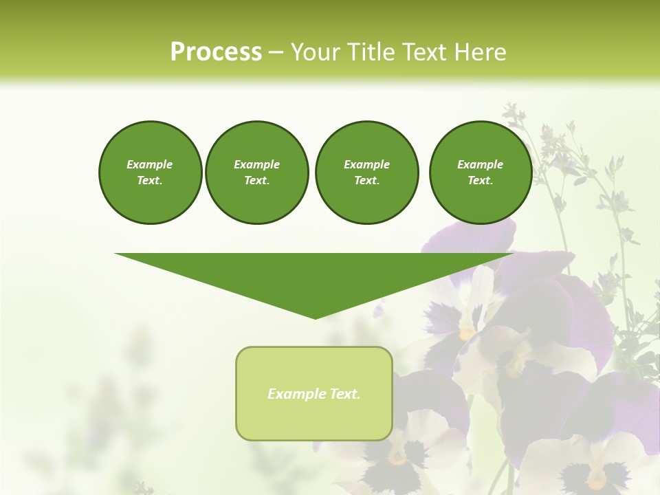 Beautiful Plant Freshness PowerPoint Template