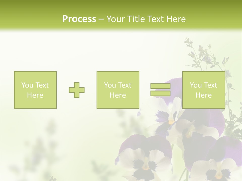 Beautiful Plant Freshness PowerPoint Template