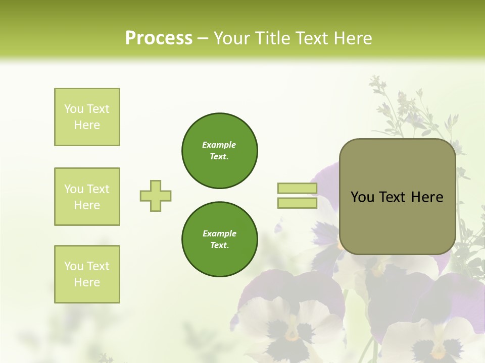 Beautiful Plant Freshness PowerPoint Template