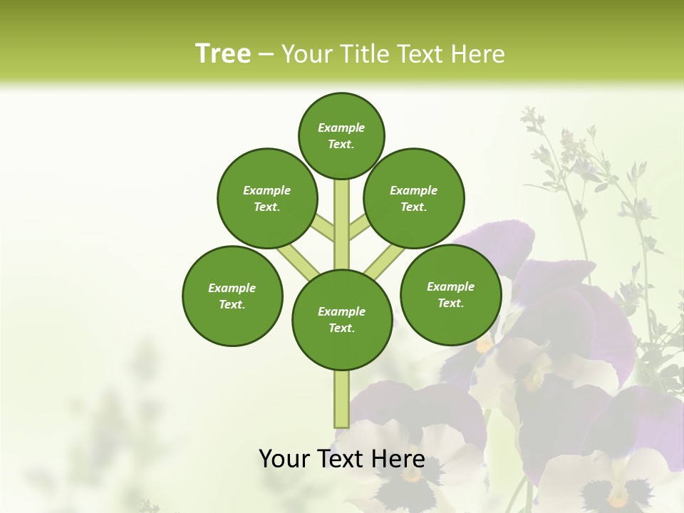 Beautiful Plant Freshness PowerPoint Template
