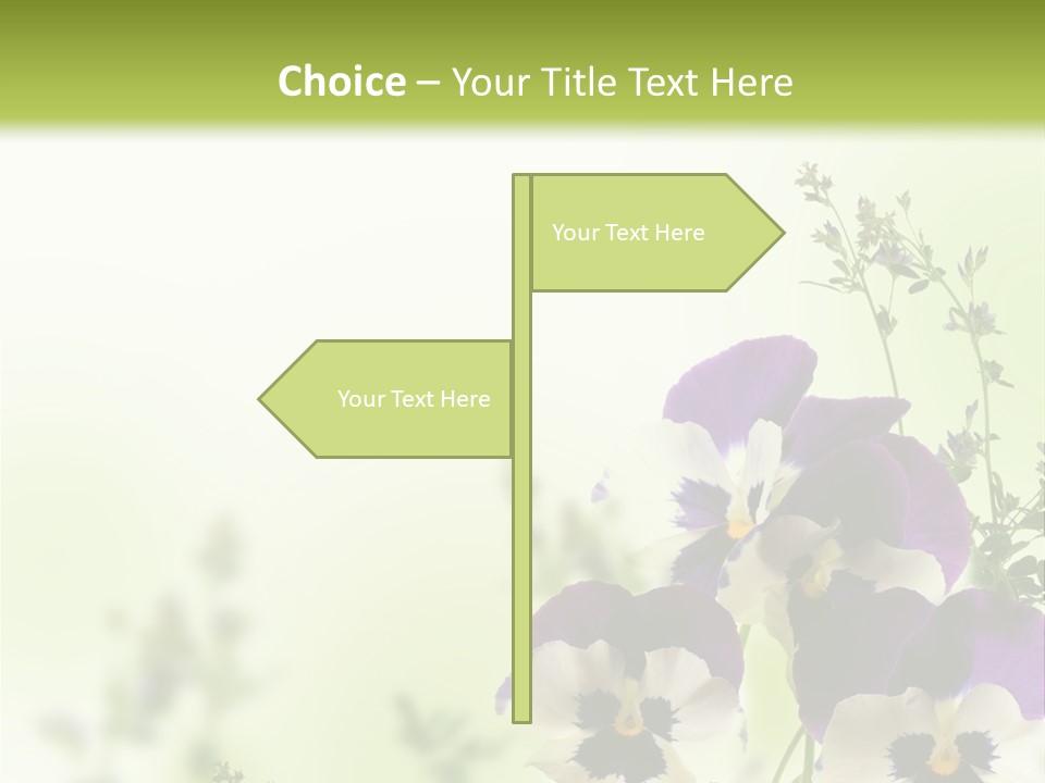 Beautiful Plant Freshness PowerPoint Template