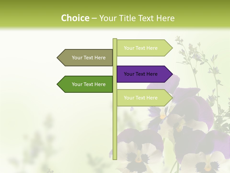 Beautiful Plant Freshness PowerPoint Template