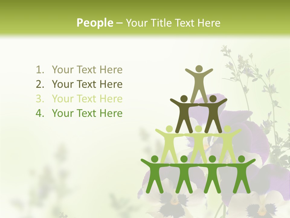 Beautiful Plant Freshness PowerPoint Template