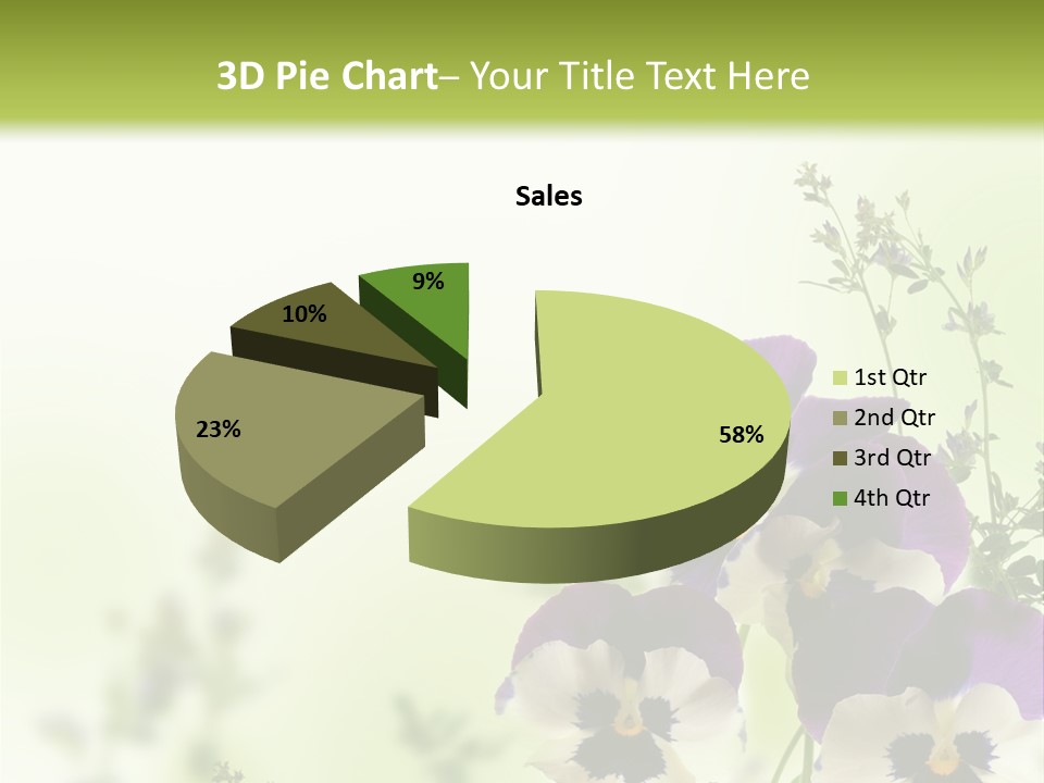Beautiful Plant Freshness PowerPoint Template