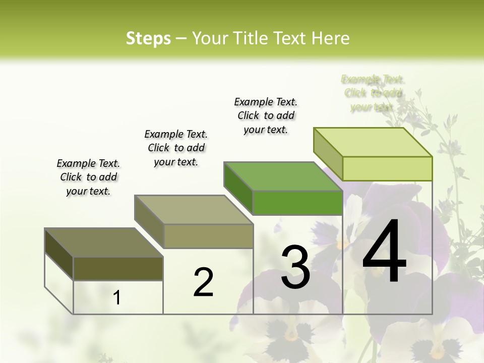 Beautiful Plant Freshness PowerPoint Template