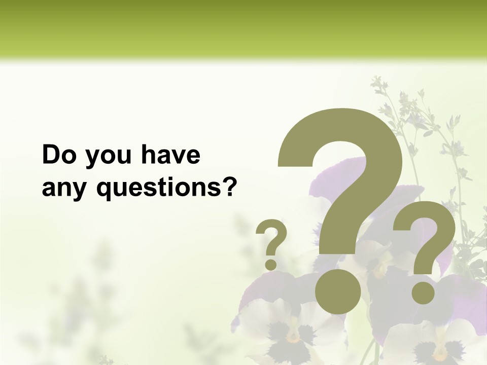 Beautiful Plant Freshness PowerPoint Template