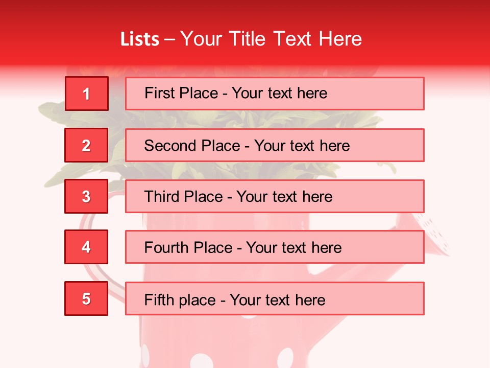 Blossom Background Plant PowerPoint Template