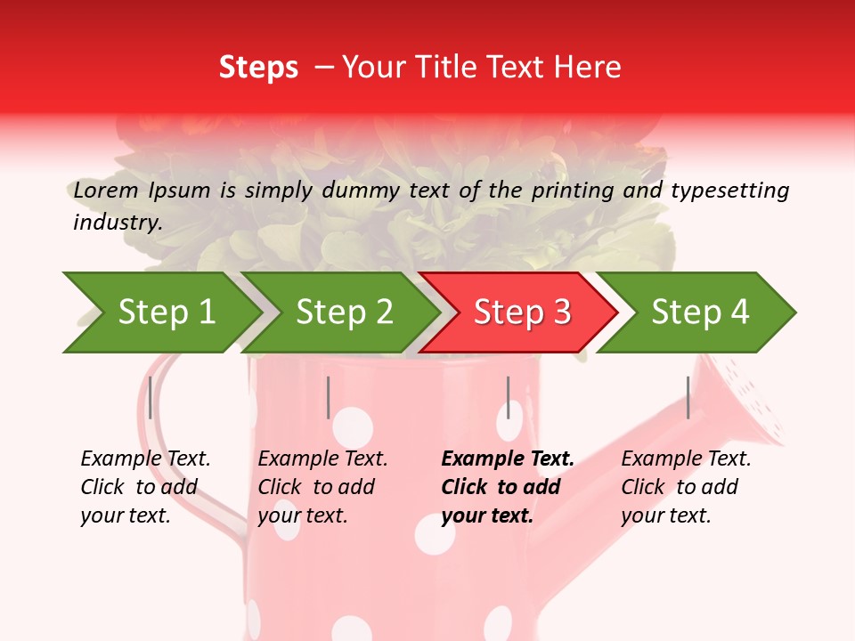 Blossom Background Plant PowerPoint Template