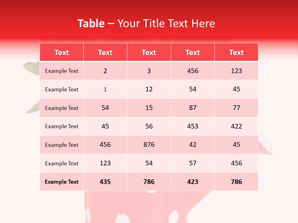 Blossom Background Plant PowerPoint Template