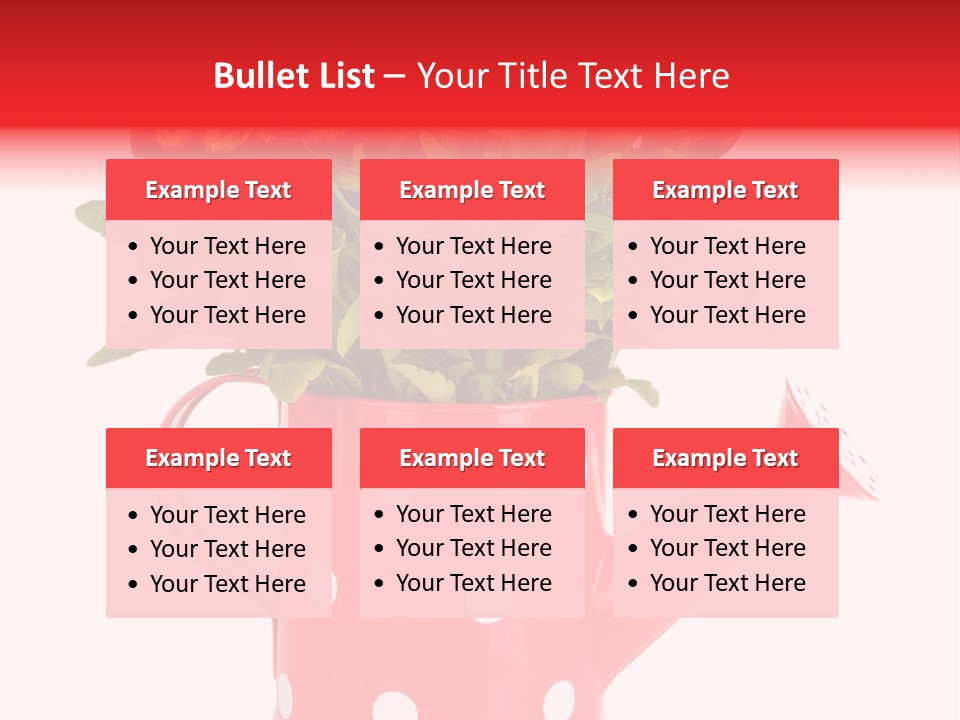Blossom Background Plant PowerPoint Template