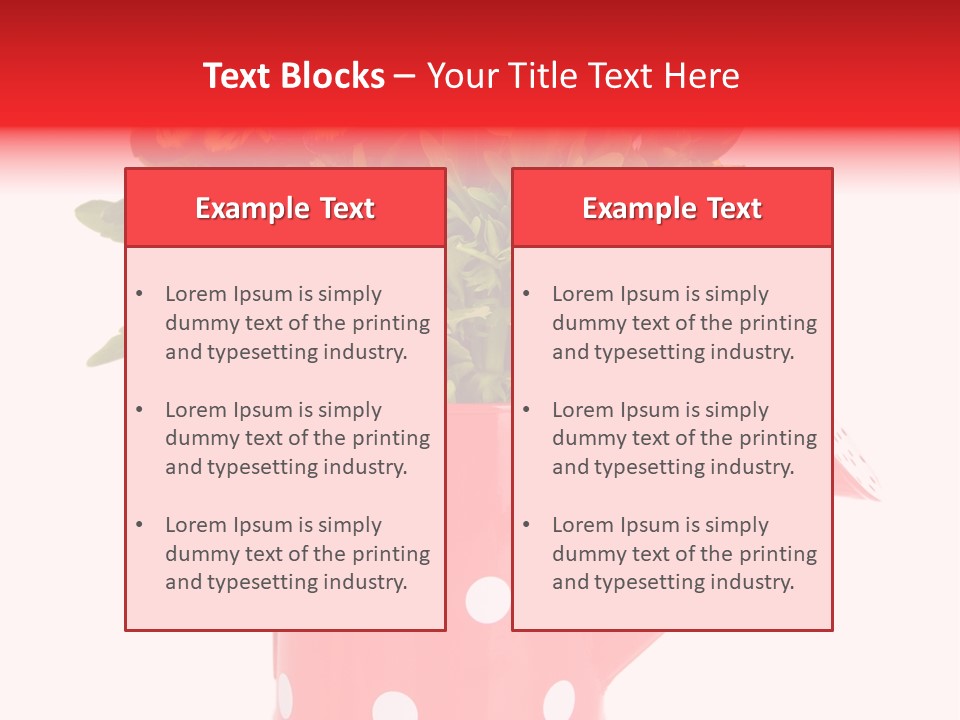 Blossom Background Plant PowerPoint Template