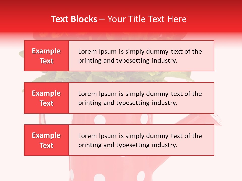 Blossom Background Plant PowerPoint Template