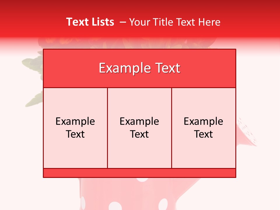 Blossom Background Plant PowerPoint Template