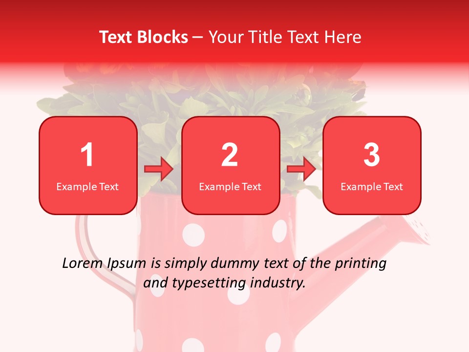 Blossom Background Plant PowerPoint Template