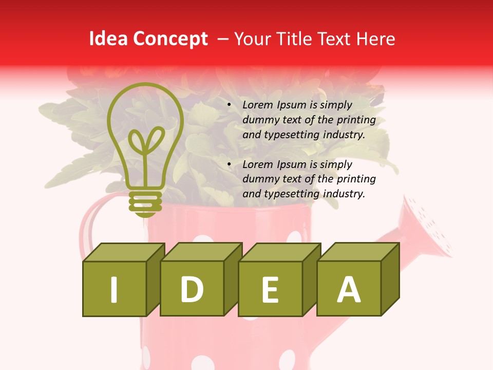 Blossom Background Plant PowerPoint Template