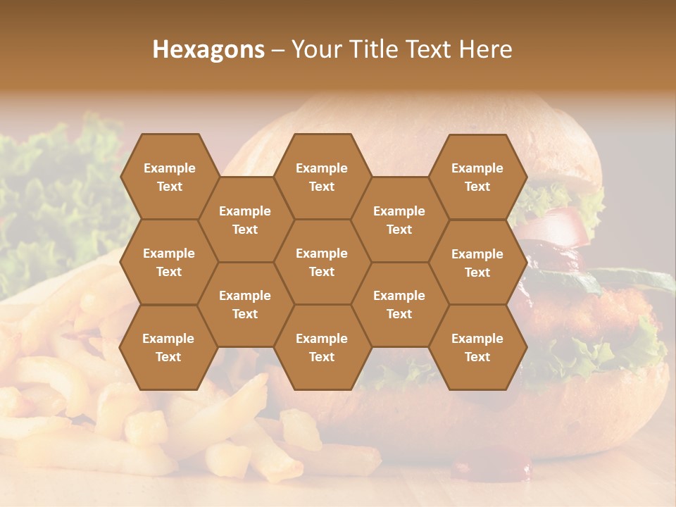 Sandwich Lunch Hamburger PowerPoint Template