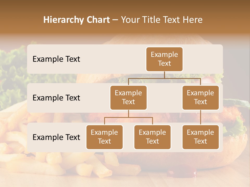 Sandwich Lunch Hamburger PowerPoint Template