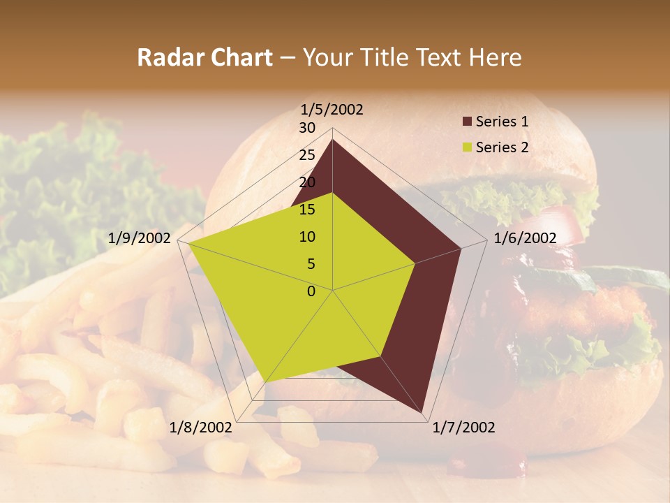 Sandwich Lunch Hamburger PowerPoint Template