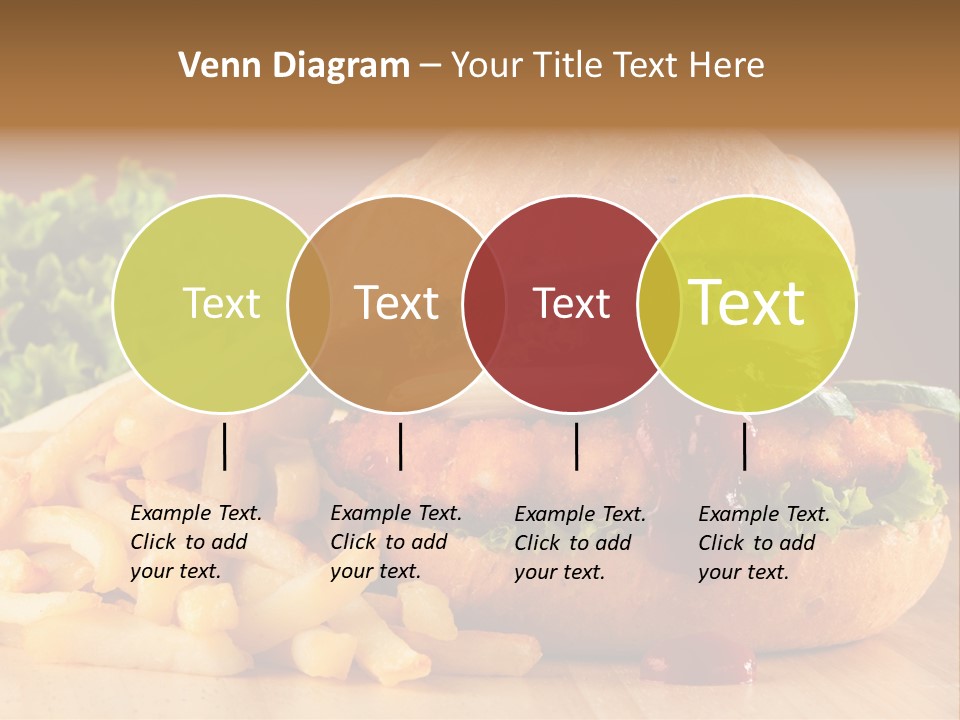 Sandwich Lunch Hamburger PowerPoint Template