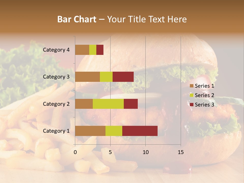 Sandwich Lunch Hamburger PowerPoint Template