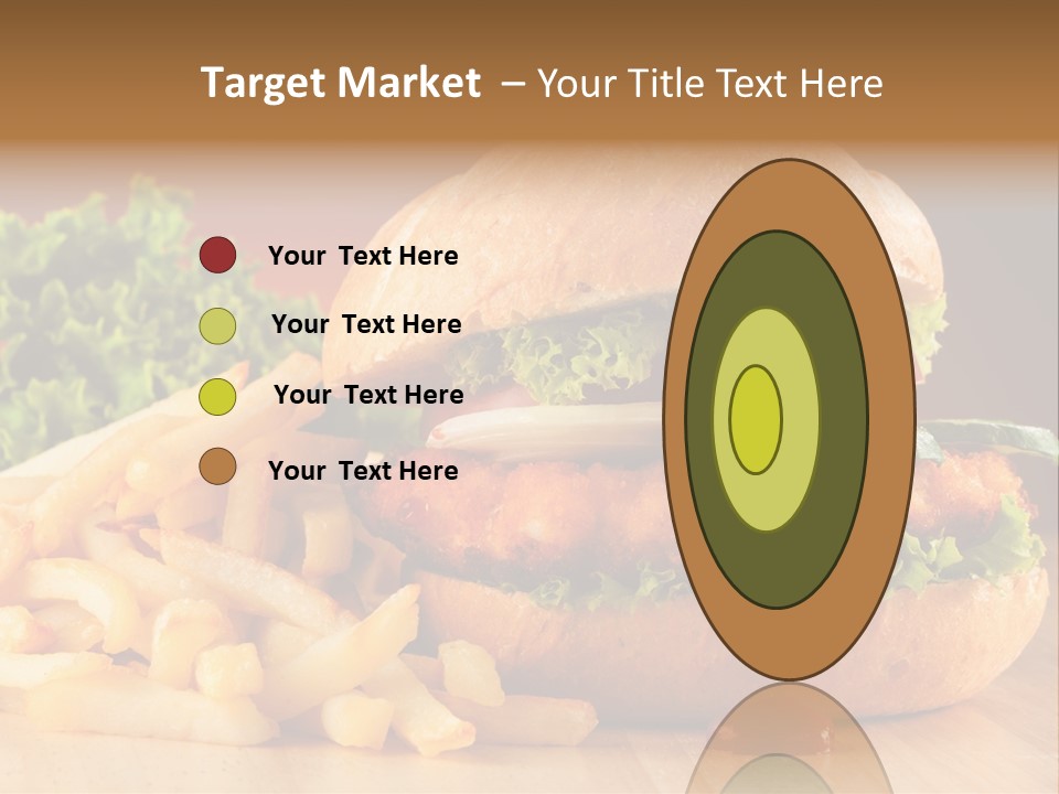 Sandwich Lunch Hamburger PowerPoint Template