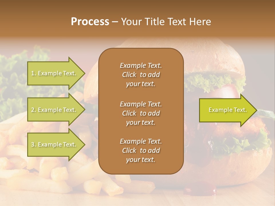 Sandwich Lunch Hamburger PowerPoint Template