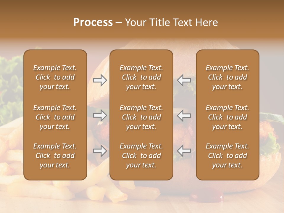 Sandwich Lunch Hamburger PowerPoint Template