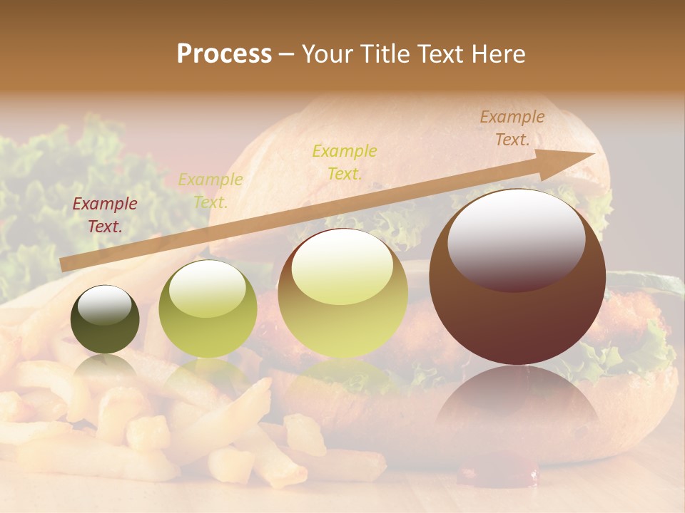 Sandwich Lunch Hamburger PowerPoint Template