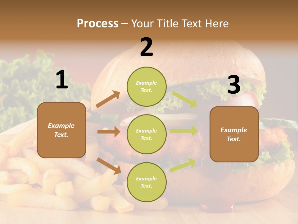 Sandwich Lunch Hamburger PowerPoint Template