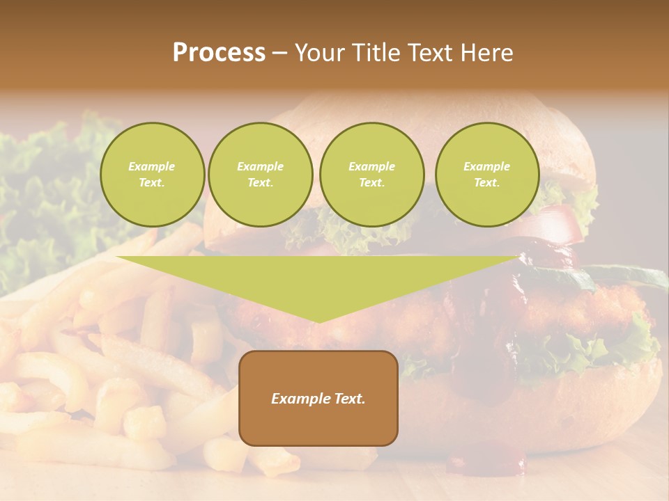 Sandwich Lunch Hamburger PowerPoint Template