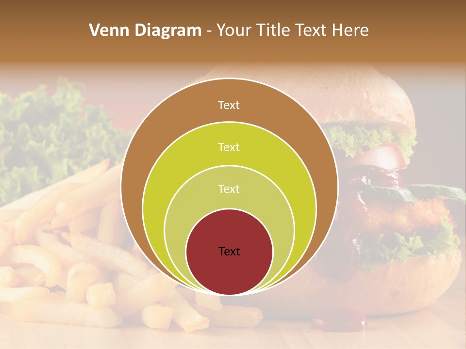 Sandwich Lunch Hamburger PowerPoint Template
