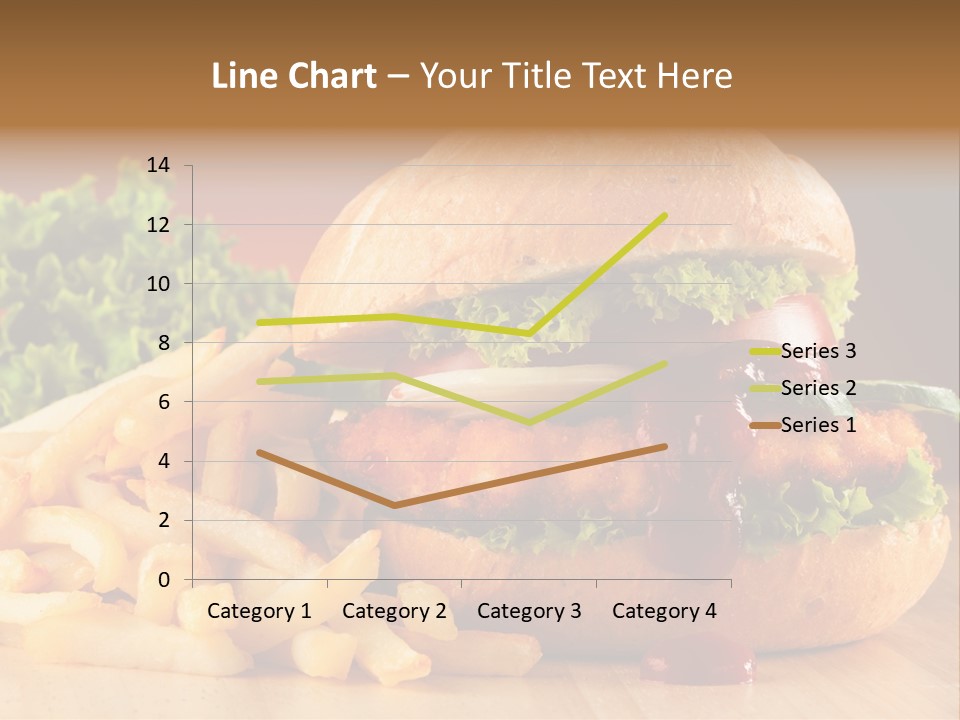 Sandwich Lunch Hamburger PowerPoint Template