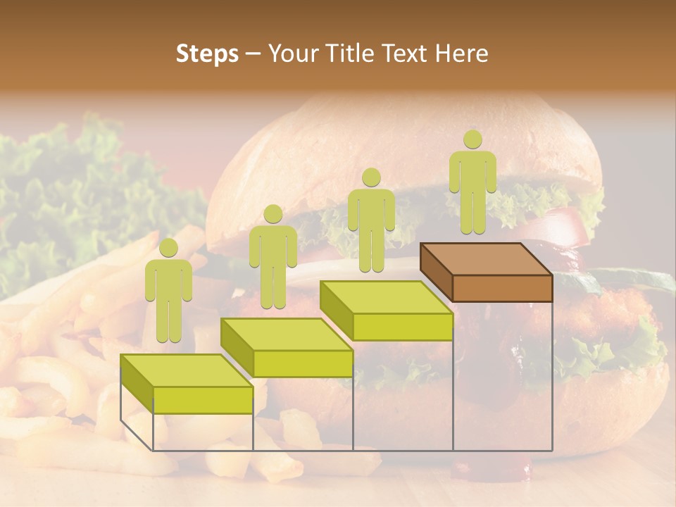 Sandwich Lunch Hamburger PowerPoint Template