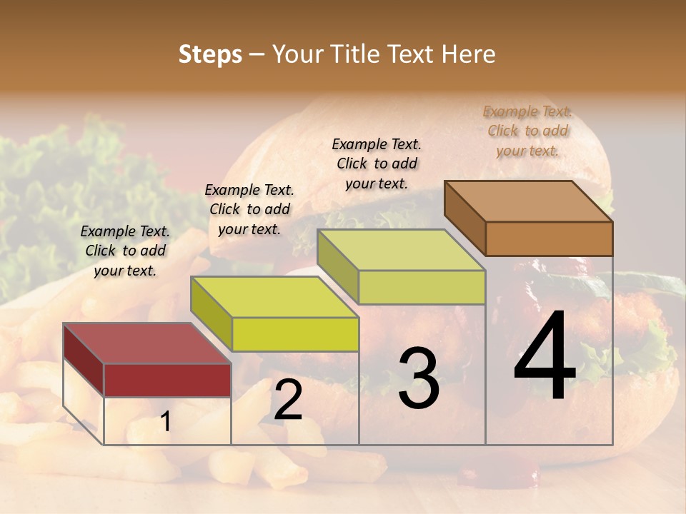 Sandwich Lunch Hamburger PowerPoint Template