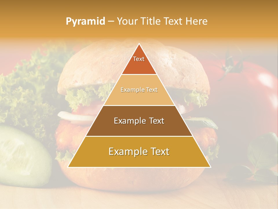 Slices Steak Cucumber PowerPoint Template