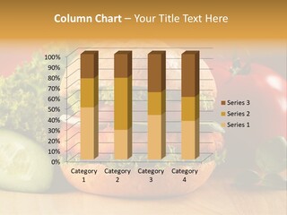 Slices Steak Cucumber PowerPoint Template