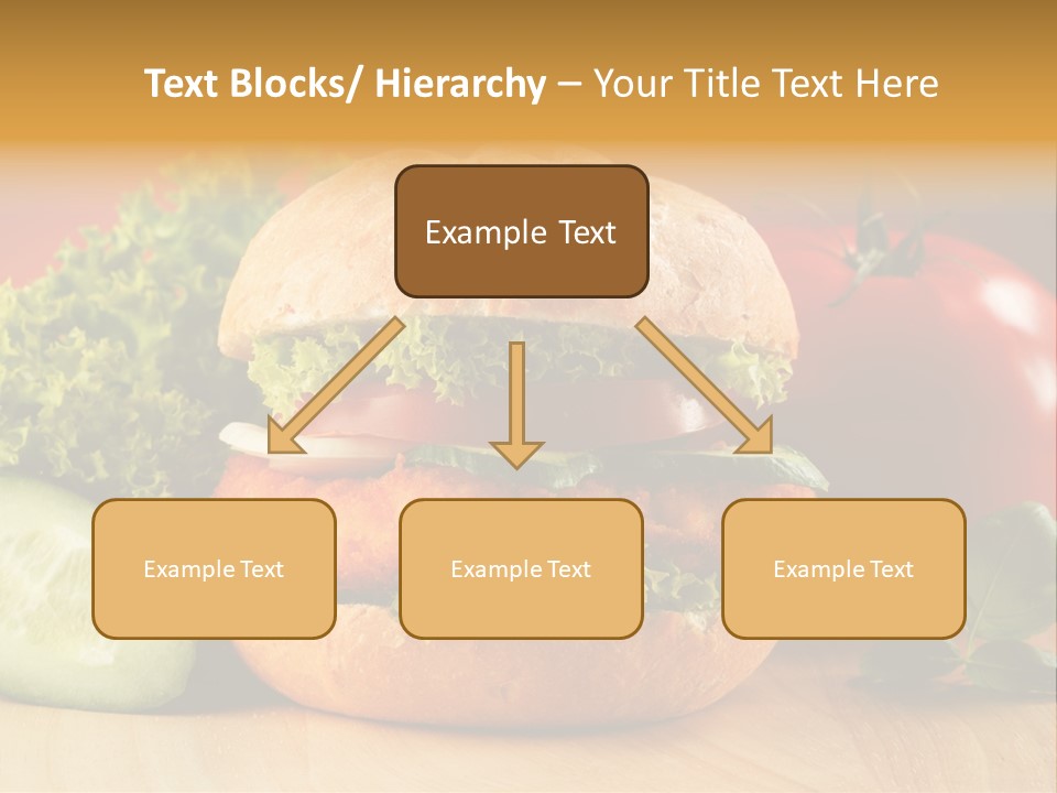 Slices Steak Cucumber PowerPoint Template