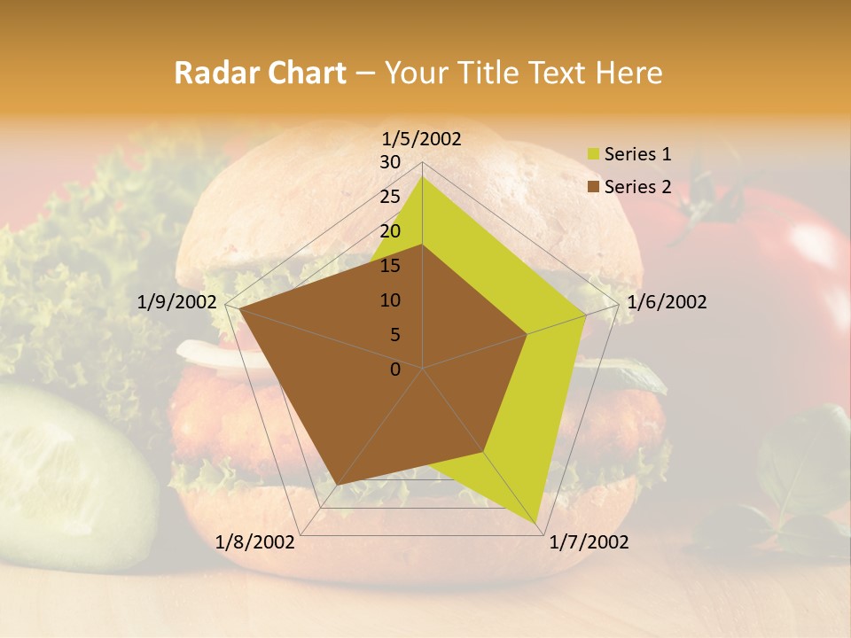 Slices Steak Cucumber PowerPoint Template