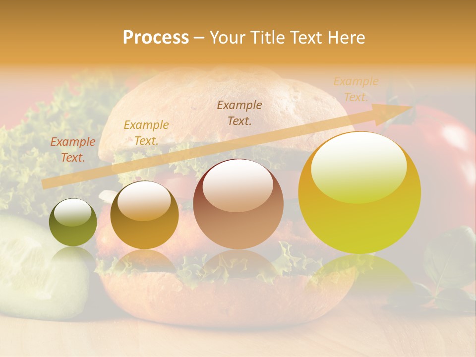 Slices Steak Cucumber PowerPoint Template