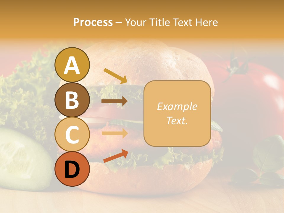 Slices Steak Cucumber PowerPoint Template